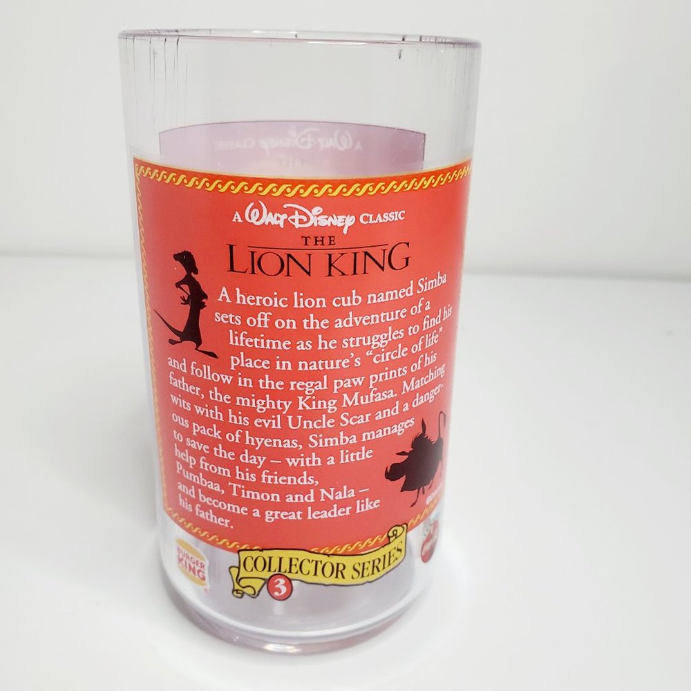 Pair of 1990s Walt Disney Burger King Collector Series Jungle Book/Lion King - Picture 8 of 11